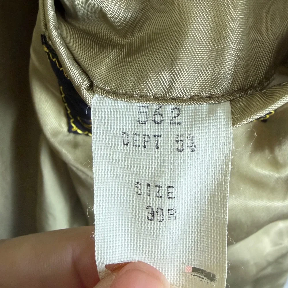 Brooks Brothers Men Vintage Tan Corduroy Blazer Sport Coat Woven Buttons 39R USA